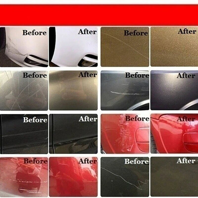 2pcs/set Car Scratch Remover Car Polishing Paste with Sponge, Car Body Paint Care Kit