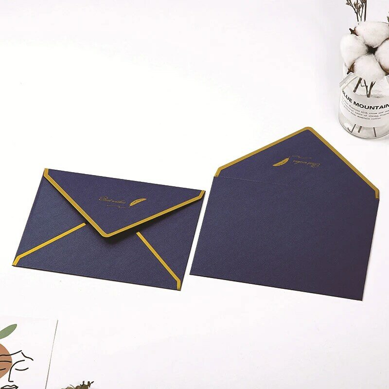 20pcs/lot Envelopet High-grade Mall Business Supplies Gratitude Paper Postcards Envelopes for Wedding Invitations Stationery