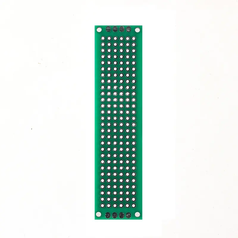 Carte PCB universelle double face, cartes principales, prototype de bricolage, vert, 2x8cm, 5 pièces