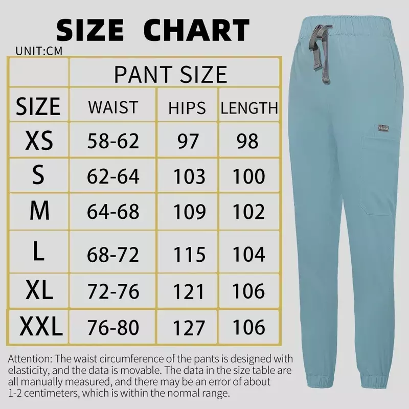 Nowe spodnie strój pielęgniarki spodnie na co dzień spodnie do joggingu medyczne spodnie dentystyczne do ćwiczeń kosmetyczne spodnie robocze sklep zoologiczny spodnie robocze
