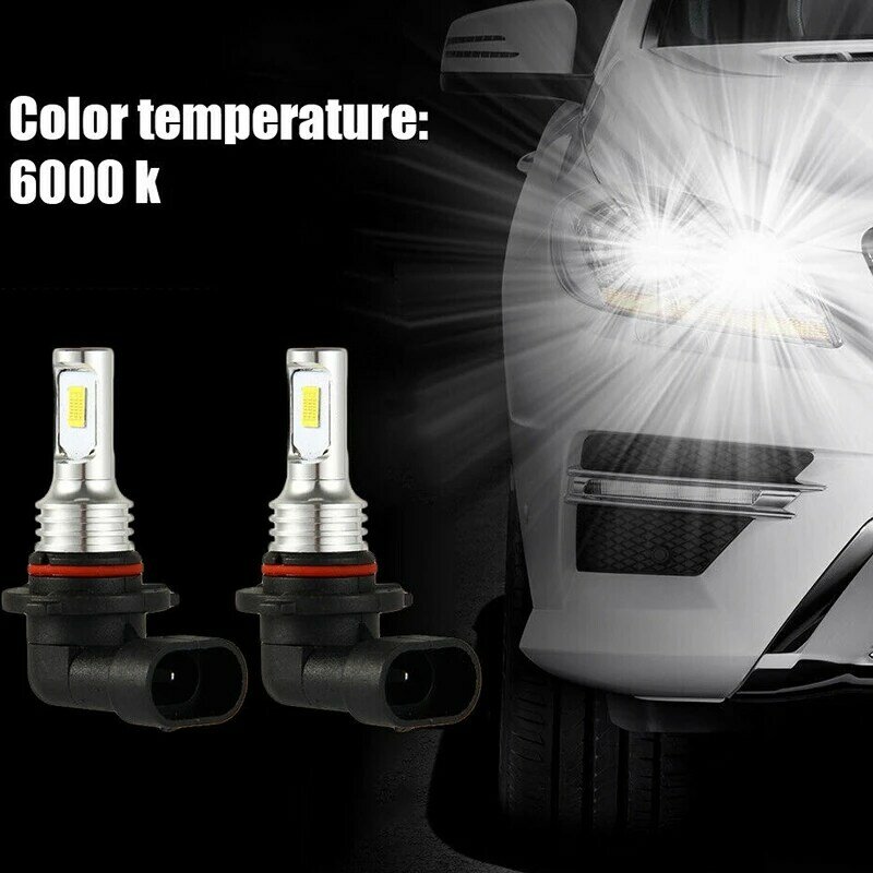 Kit de bombillas de faro LED HB3, luz de carretera, 35W, 4000LM, 9005 K, blanco, alta potencia, 8X 6000