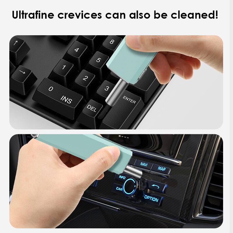 Portable Cleaner Kit for 1 2 3 Earbuds Cleaning Pen Brush Earphones Case Keyboard Cleaning Tools for
