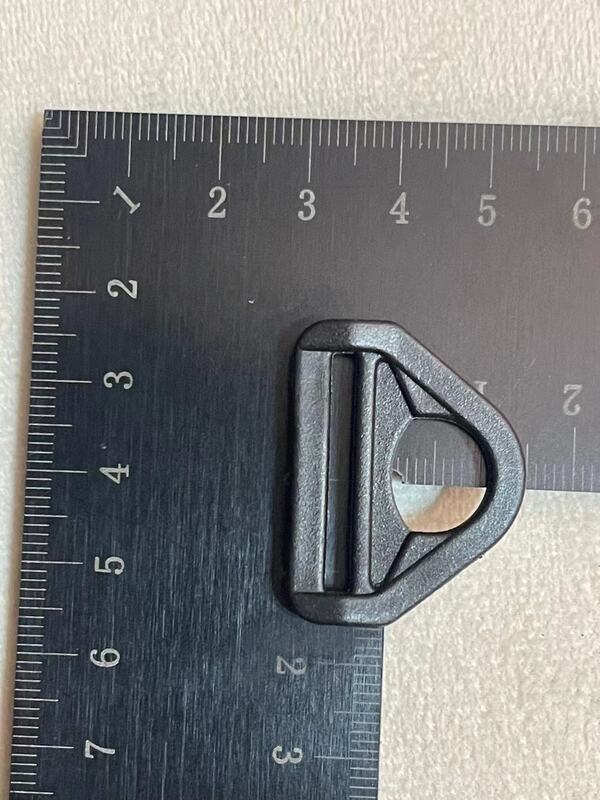 Plástico D-Ring Mosquetão Forte Snap Keychain, Mochila Tática Pendurado Gancho