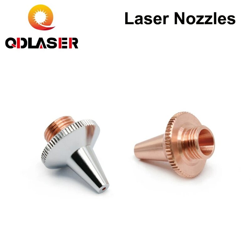 QDLASER-boquilla láser 3D de una sola y doble capa, diámetro M8, altura de 15mm, 19mm, boquilla de corte 3D para Raytools 3D BT240S BM109