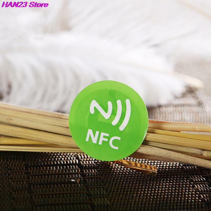 1 Cái Chống Nước Hình Thú Chất Liệu NFC Miếng Dán Thông Minh Dán Ntag213 Thẻ Cho Tất Cả Các Dòng Điện Thoại Thả Vận Chuyển