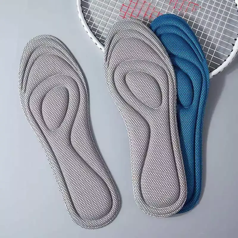 Unisex Memory Foam Orthopedic Insoles For Shoes Antibacterial Deodorization Sweat Absorption Insert Sport Shoes Running Pad