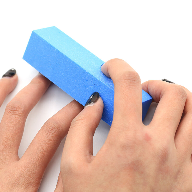 5/10 sztuk Nail Art szlifowanie gąbka blok buforowy bufory do paznokci pliki blok szlifowanie polerowanie Manicure narzędzie do zdobienia paznokci