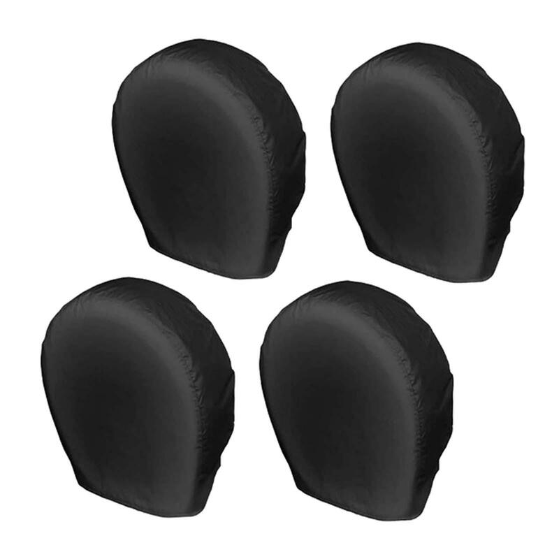 Set of 4 Spare Tire Covers Wheel Covers 210D Oxford Waterproof
