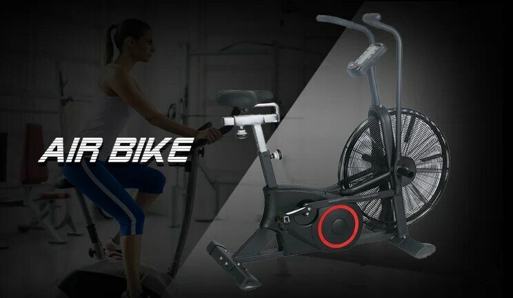 Cardio Equipment Gym Air Resistance Stationary Spinning Bike Assault Bike Crossfit Air Exercise Bike For Commercial Use