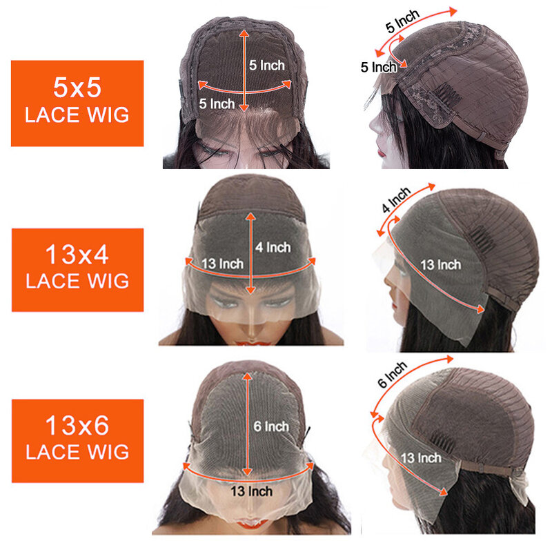Peruca frontal de renda encaracolada para mulheres, cabelo humano reto, linha fina encaracolada, laço HD, bordas, linha fina, 4C, 13x6, 13x4