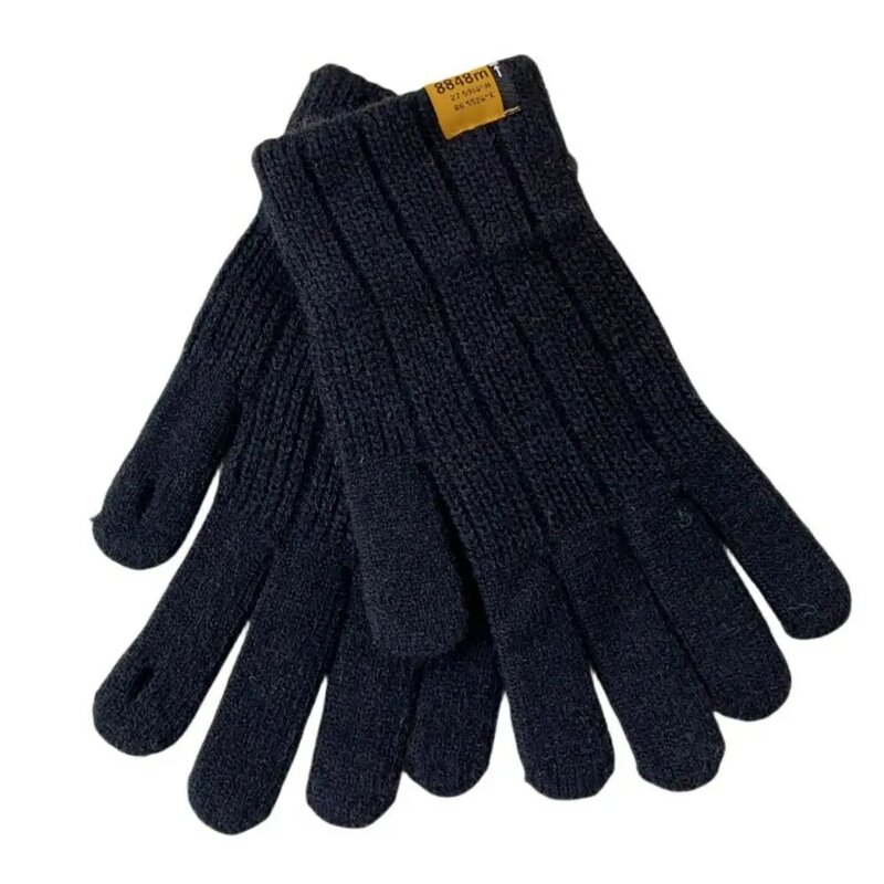 1Pair Full Finger Women Men Gloves Fashion Outdoor Cycling Thicken Knitted Gloves Winter Warm Windproof Touch Screen Gloves