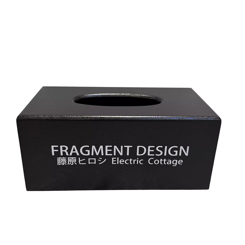 Модная деревянная бумажная коробка с изображением фрагментов, коробка для бумажных салфеток для гостиной, спальни, журнального столика, коробка для хранения