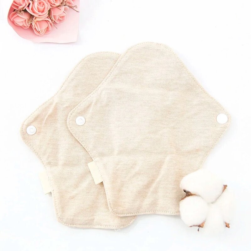 1pc Reusable Menstrual Pads Washable Cotton Pads Women Sanitary Pads Napkin Soft Panty Liner Cloth Pad Feminine Hygiene 18*6cm