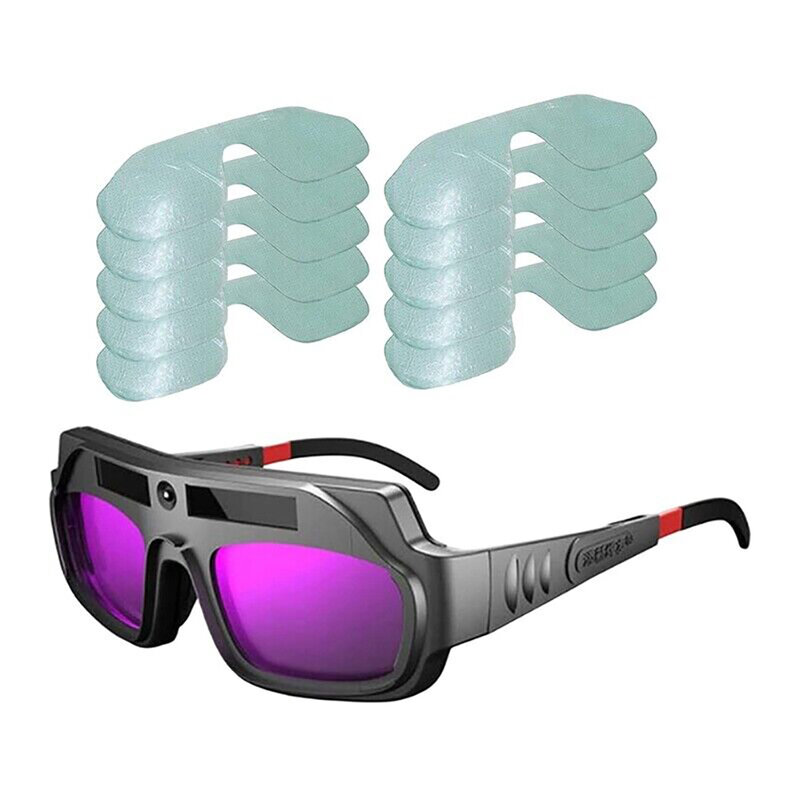 Gafas de soldadura con oscurecimiento automático, lentes de soldadura antiarañazos, Gog Gles, corte por Plasma, Wip, 1 Juego