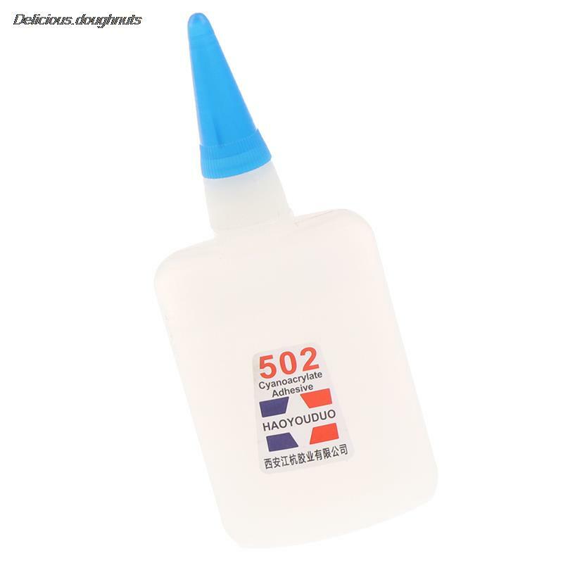 50g Strong Adhesive 502 Super Glue Instant Quick Dry Cyanoacrylate Quick Bond Leather Rubber Metal Office Supplies Fast Glue