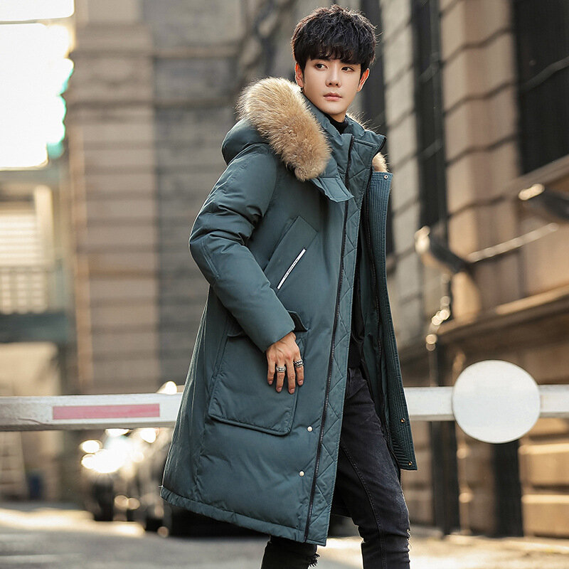 Manteau de travail pour homme, résistant au froid, chaud et épais, à la mode coréenne, pour l'extérieur, décontracté, jeune, hiver