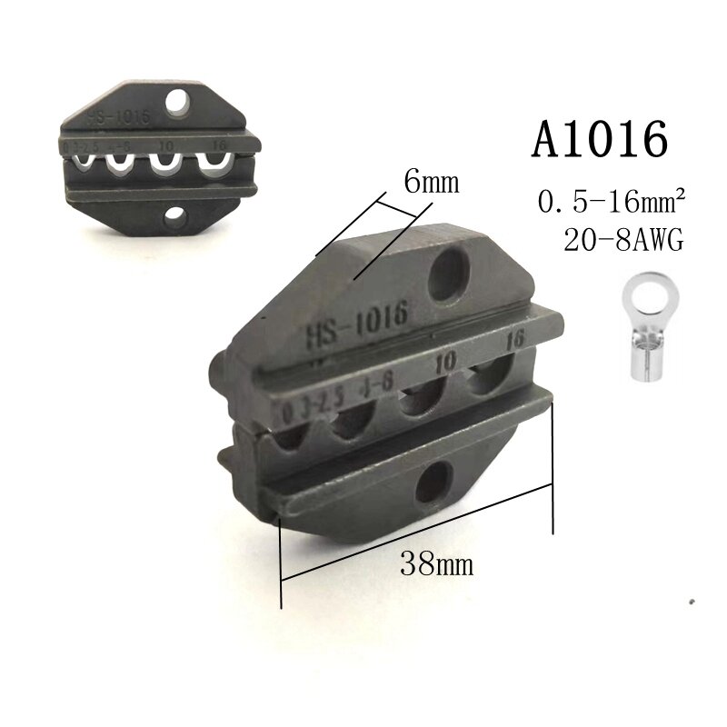 Die Sets untuk FSE/HS-A1016/A04WF/AV10WF/A40J/A30J/A04WFL Mesin Crimping Plier Modul Rahang Plug Spring Crimping Cap Terminal