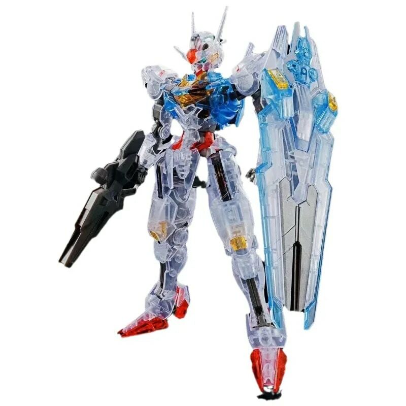 BANDAI Kit perakitan sayap terbang gratis baru semangat angin bergerak Model bintang Gundam setelan Mobile Anime hadiah mainan Action Figure plastik