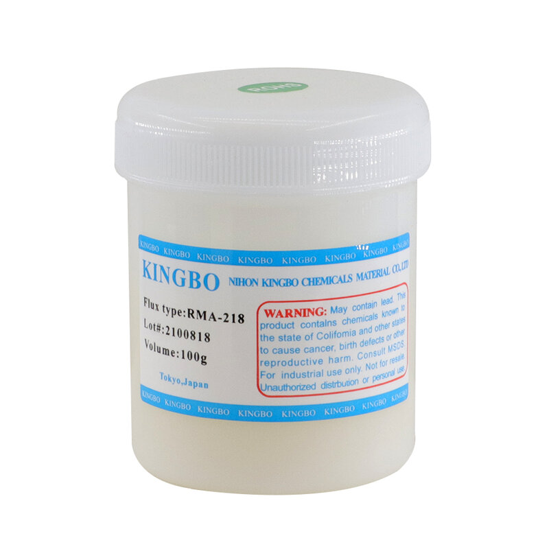 KINGBO-pasta de soldadura BGA, RMA-218, 100g para Reballing SMT