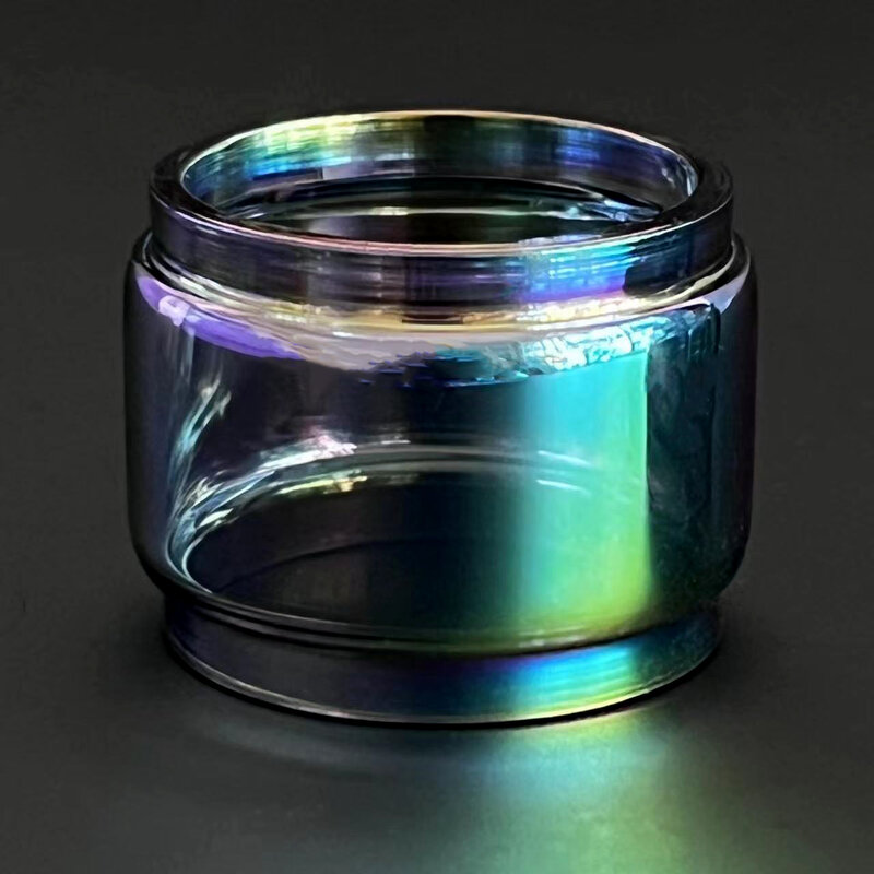 Reemplazo de tubo de vidrio de burbujas de arcoíris para Zeus X Mesh Subohm Z Series Dual ZX II, adorno de vidrio de bombilla de Color, 1 pieza