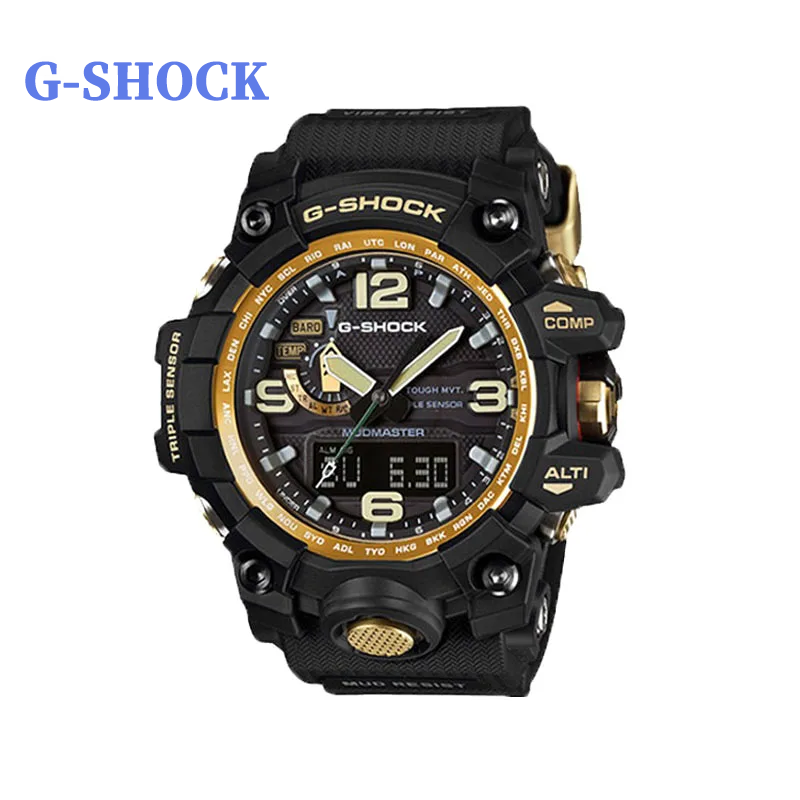 นาฬิกาผู้ชาย G-SHOCK นาฬิกาผู้ชาย GWG1000ใหม่, นาฬิกาผู้ชายแฟชั่นลำลองมัลติฟังก์ชั่นกลางแจ้งกีฬากันกระแทกหน้าปัด LED ควอตซ์