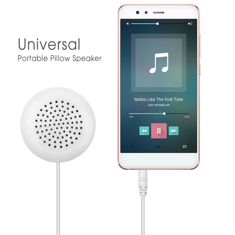 Universal Kissen Lautsprecher Musik Player Lautsprecher entspannt weich tragbare Mini 3,5mm für iPhones für iPods Schlaf gebrauch
