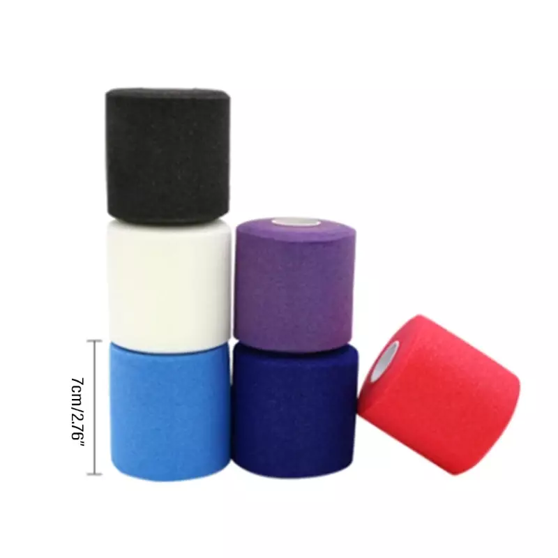 1 rollo envoltura espuma protectora no adhesiva para tobillo, muñeca y mano, cinta para envolver esponjas, cinta para
