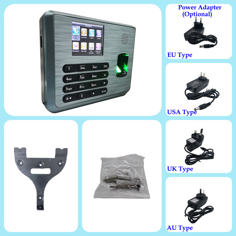 Zktime-sistema de impressão digital, tx628, tmp/ip, sistema biométrico, dispositivo eletrônico, melhor para o estudante