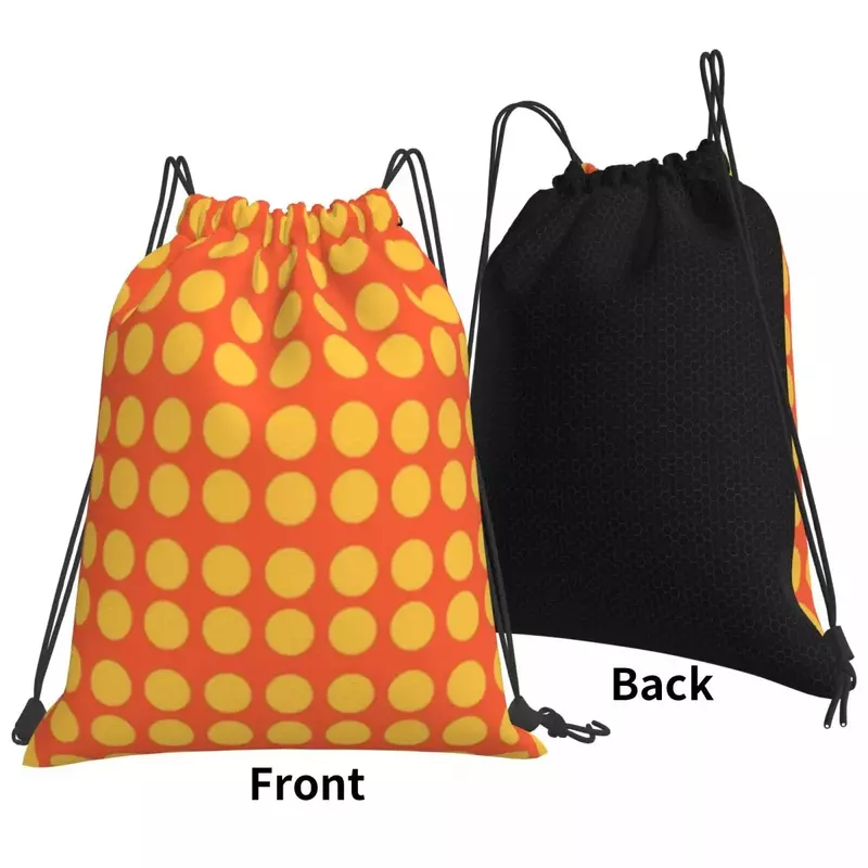 Geometrical Retro Vintage Art Pattern Backpacks Drawstring Bags Drawstring Bundle Pocket Sports Bag Book Bag For Travel Students