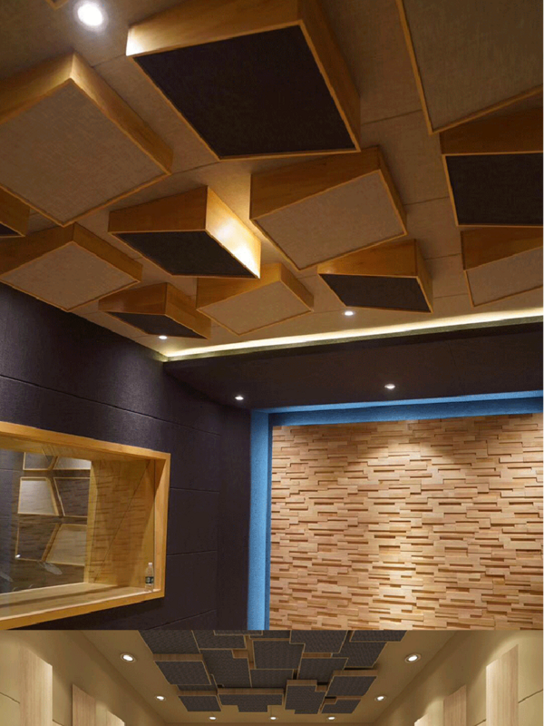 Корейский креативный скошенный звукопоглощающий модуль, комбинированная Звукоизоляционная панель и акустические материалы для студий домашнего кинотеатра