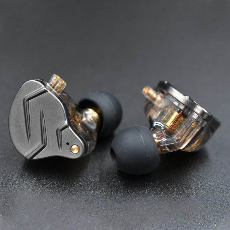 KZ ZSN Pro หูฟัง1BA 1DD ไฮบริดแบบหูฟังชนิดใส่ในหูหูฟังเสียงเบสโลหะ HiFi หูฟังเพลงกีฬาแบบถอดเปลี่ยนได้