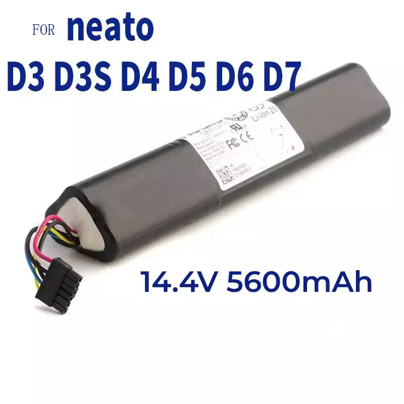 Bateria de Substituição para Neato Botvac, Robô Varrendo, D3, D4, D5, D6, D7, 205-0011, 14.4V, 61WH, 4200mAh