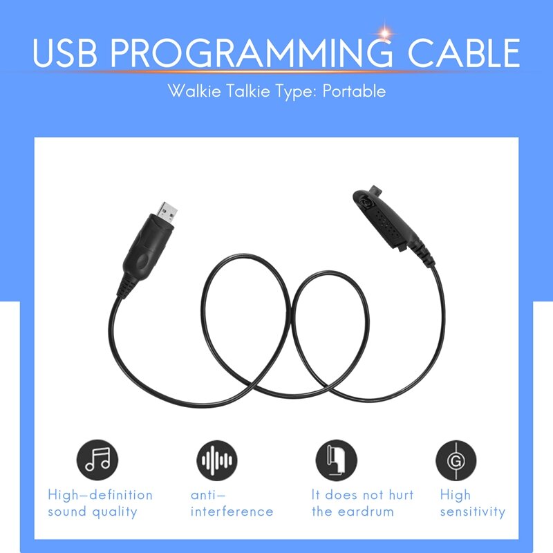 USB-кабель для программирования PRO5150 HT750 HT1250 GP328 GP340 GP380 GP640 GP680 GP1280 GP960 PR860