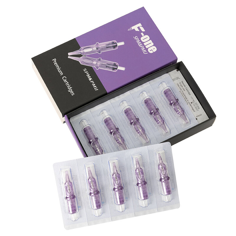 F-ONE  Cartridge Tattoo Needles SMP  Micropigmentation Permanent Make-Up Eyelinver Lips Eyebrows Microblading