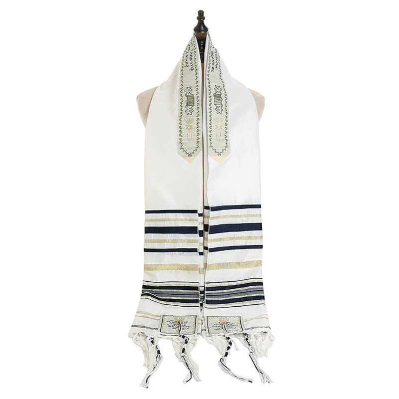 Tkanina mesjańska szal modlitewny Tallit przez prezenty świąteczne targ HolyLand mesjański szal podświetlał mesjasz Tallit