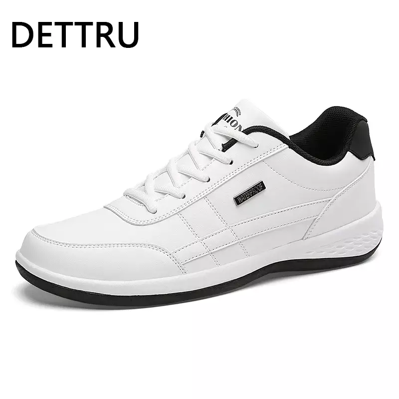 Leather Men's Shoes Luxury Brand England Trend Casual Shoes Men Sneakers Breathable Leisure Male Footwear Chaussure Homme