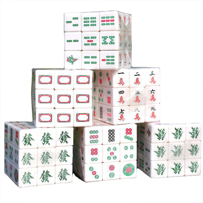 Digital Speed Magic Cubes Puzzle, brinquedos educativos para crianças e adultos, Mahjong, brinquedos educativos, 3x3x3