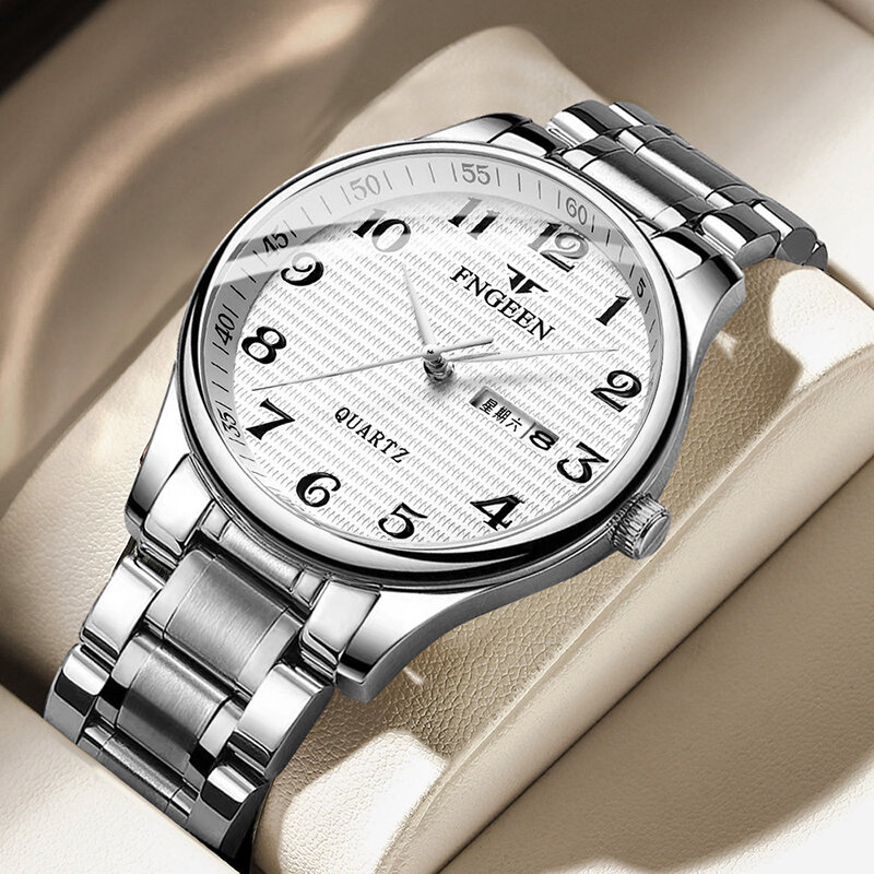 UTHAI zegarek dla osób starszych męski zegarek kwarcowy wodoodporny zegar świecący zegar damski zegarek duże cyfry duża tarcza zegarki dla par