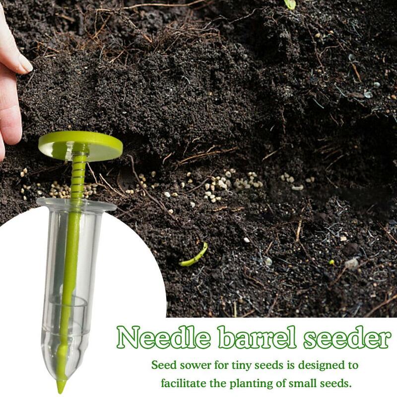 Шприцевая сеялка, мини-дозатор для посева семян, точная посадка для сада, удобрения, ручной Сеятель, Цветочная кровать, садовые инструменты