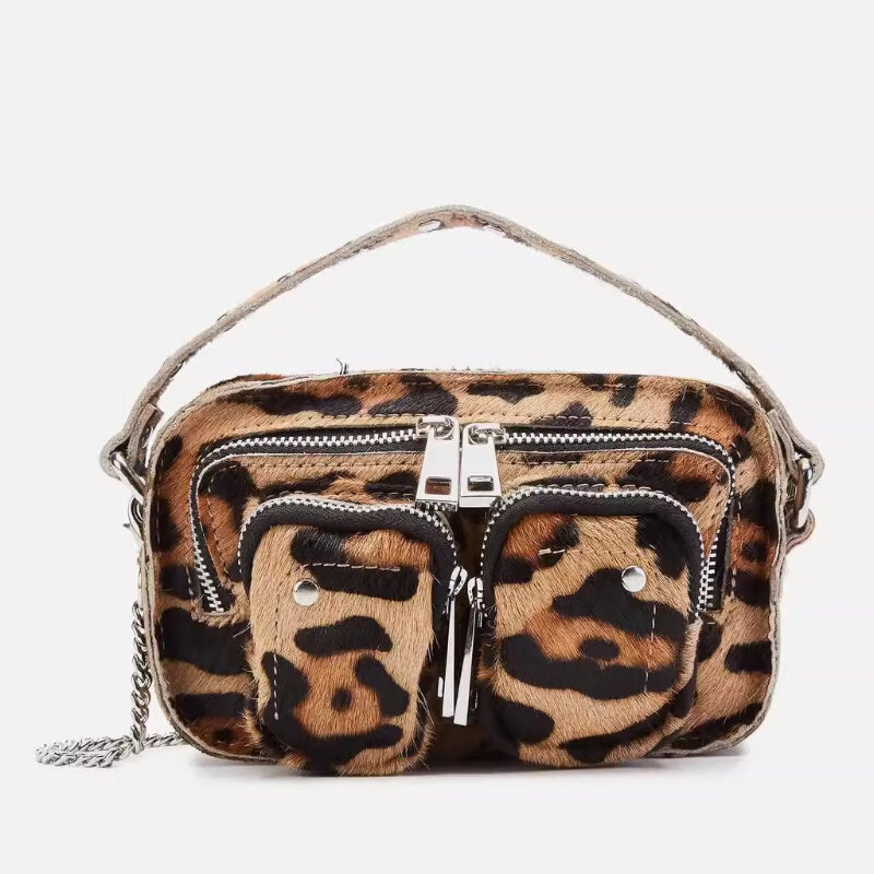 JOUnderarm-Sac à main à bandoulière léopard pour femme, sacs à main pour femme, optique initiée, créateur de marque, mode 2024