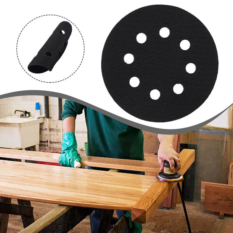 5Inch 125mm 8 Holes Ultra Thin Protection Interface Pad For Sanding Pads Hook-Loop Sanding Discs Sponge Power Tools