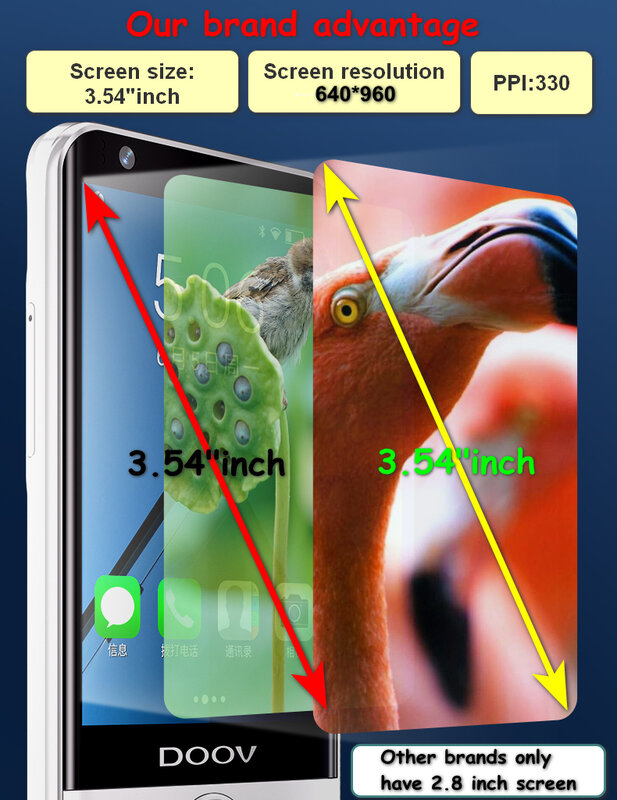 Rungee zello Pro Smart Touch Screen Phone Wifi 3.54 ''pollici 4GB 64GB Bluetooth 5.0 640*960 Google play store Phone PK Qin F22