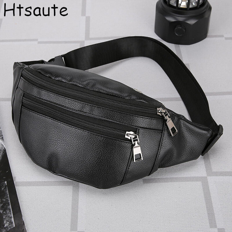 Men's Business Waist Bag Multifunctional Cash Wallets Male Outdoor Crossbody Bags Sporting Outdoor Pack Hot Traveling Bag