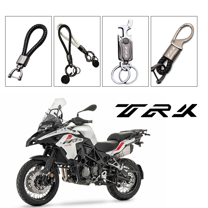 Chaveiro multifuncional da motocicleta, chaveiro do metal, Keychain apto para Benelli, TRK502, TRK502X, TRK502, TRK502X