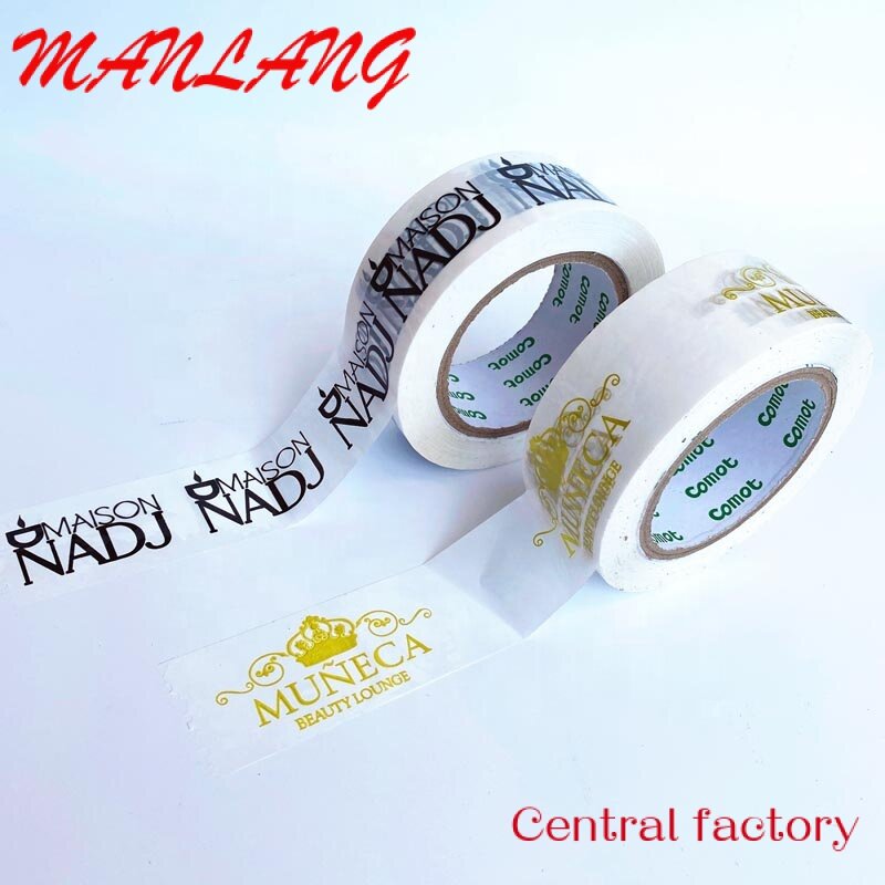 Custom  Custom printed packing tape plastic wrap tapes with company logo shipping tape