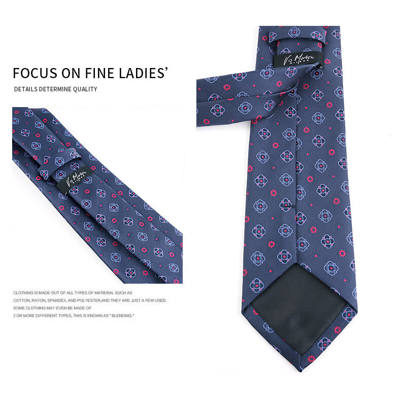 Handmade luksusowe męskie krawat ciemnoniebieski Paisley kropki krawaty dla biznesu mężczyzna koszula wywinięty kołnierz wesele Slim Gravatas na prezent