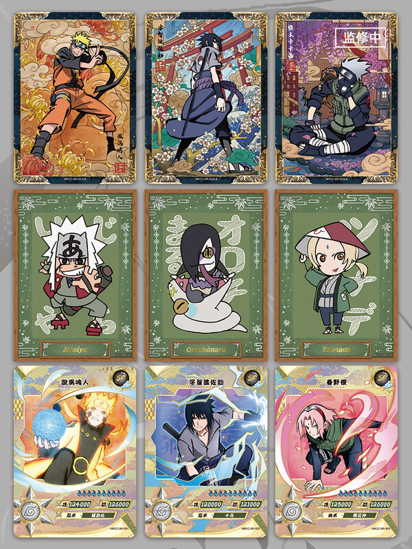 T2w5 CRSR Set lengkap kartu Naruto kaou Out-Of-Print langka sangat nilai koleksi lengkap seri kartu koleksi kartu perifer