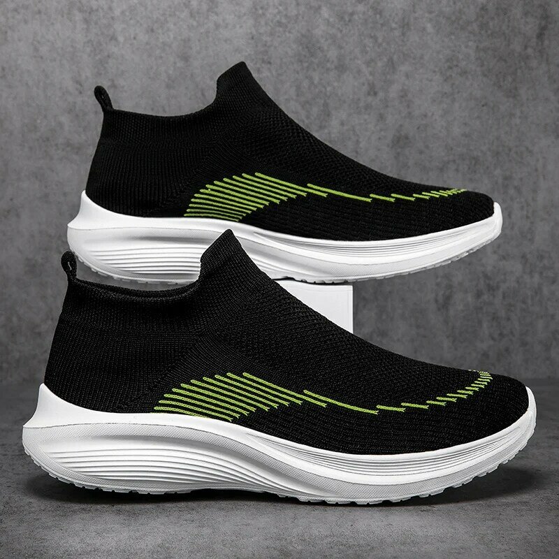 Women Men Sneakers for Hiking Travel Outdoor Breathable men Running Shoes Summer Casual Shoes Mesh slip on Plus Size 35-45