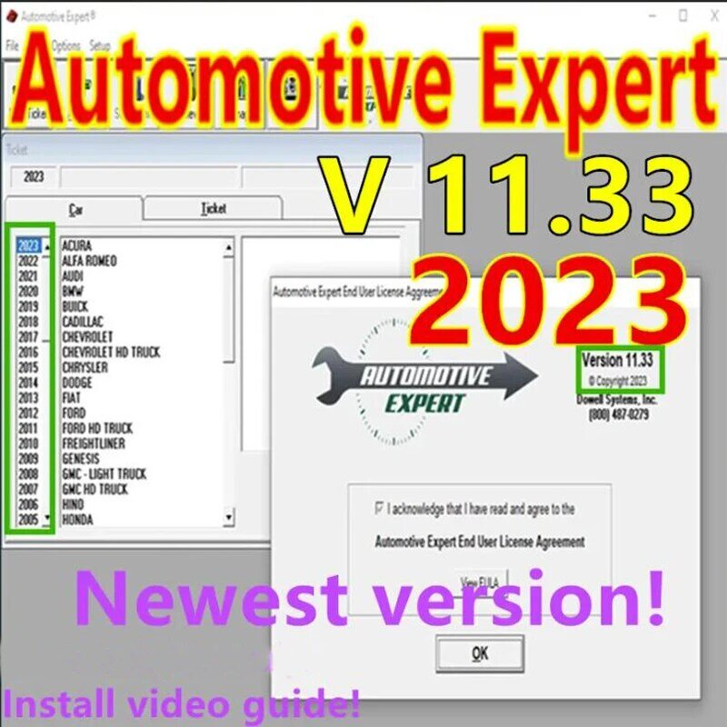 Автомобильный эксперт V11.33 с трещинами для нескольких установок с Видео установки