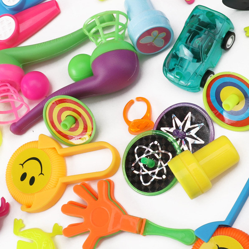 Variedade de brinquedos para festas para crianças, Pinata Filler Toys, brinquedos de aniversário Bulk, caixa de tesouro para meninos e meninas, 100pcs